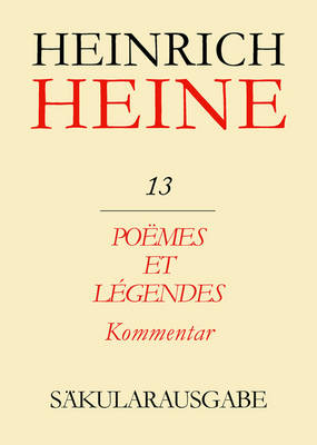 Book cover for Poemes Et Legendes: Kommentar