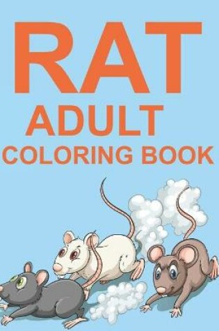 Cover of Rat Adult Coloring Book