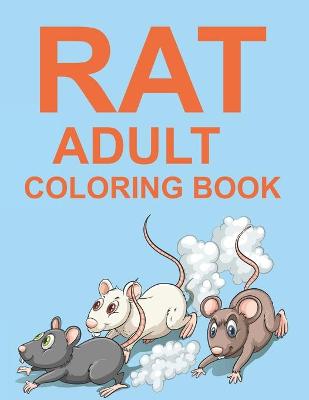 Book cover for Rat Adult Coloring Book