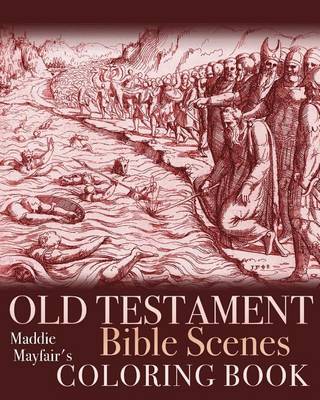 Book cover for Old Testament Bible Scenes Coloring Book