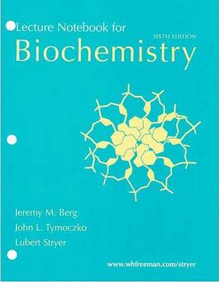 Book cover for Biochemistry Lecture Notebook