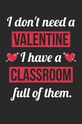 Book cover for Valentine's Day Notebook - Teacher Valentine's Day Funny Valentine School Gift - Valentine's Day Journal