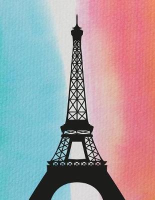 Book cover for Watercolor Eiffel Tower Notebook