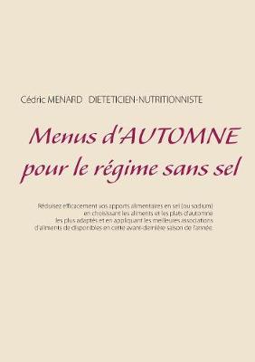 Book cover for Menus d'automne pour le régime sans sel