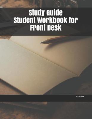 Book cover for Study Guide Student Workbook for Front Desk