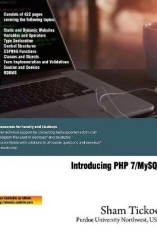 Cover of Introducing PHP 7/MySQL