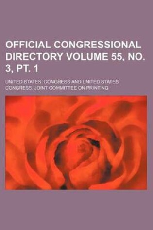 Cover of Official Congressional Directory Volume 55, No. 3, PT. 1