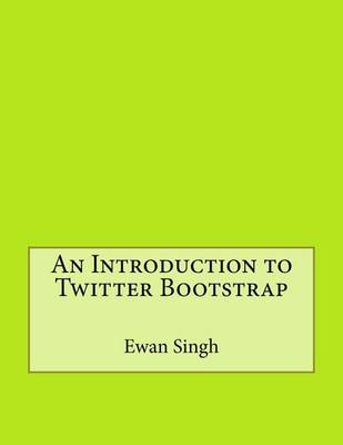 Book cover for An Introduction to Twitter Bootstrap