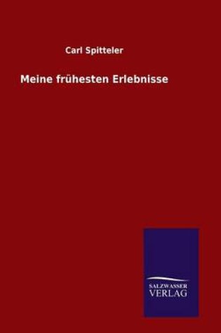 Cover of Meine frühesten Erlebnisse