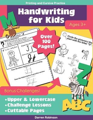 Book cover for Handwriting for Kids