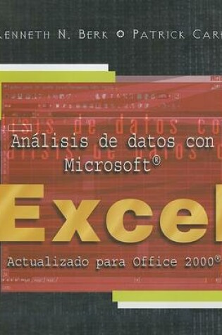 Cover of Analisis de Datos Con Microsoft Excel