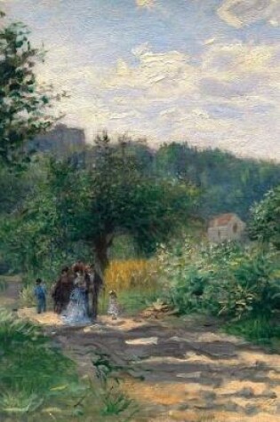 Cover of 150 page lined journal A Road in Louveciennes, 1872 Pierre Auguste Renoir