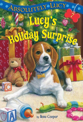 Book cover for Absolutely Lucy #7: Lucy's Holiday Surprise