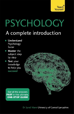 Book cover for Psychology: A Complete Introduction: Teach Yourself