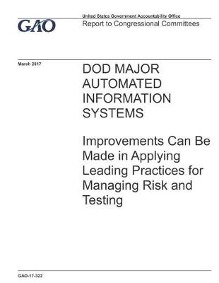 Book cover for Dod Major Automated Information Systems