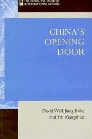 Cover of China's Opening Door