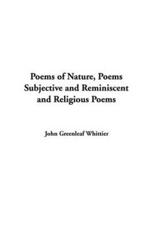 Cover of Poems of Nature, Poems Subjective and Reminiscent and Religious Poems