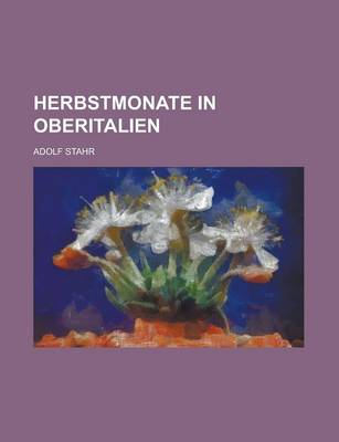 Book cover for Herbstmonate in Oberitalien