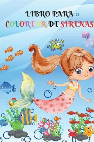 Cover of Libro para colorear de sirenas