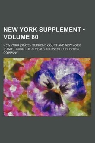 Cover of New York Supplement (Volume 80)