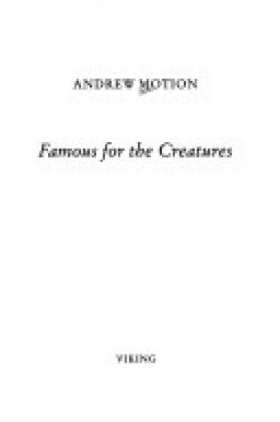 Cover of Famous for the Creatures