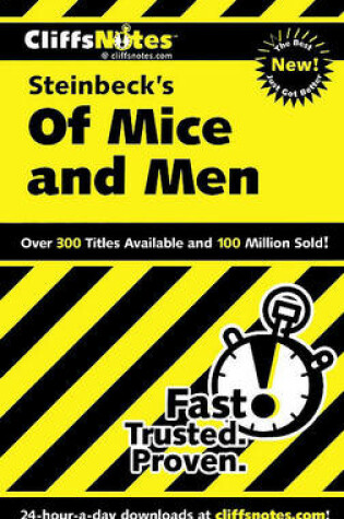 Cover of Cliffsnotes of Mice and Men