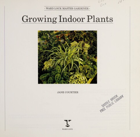 Cover of Growing Indoor Plants