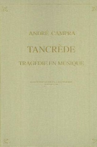 Cover of Tancrède (Paris Opéra 1702)