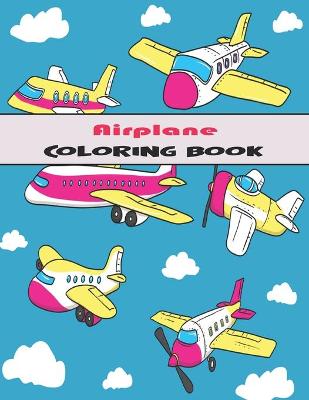 Book cover for Airplane Coloring Book