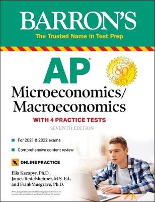 Book cover for AP Microeconomics/Macroeconomics with 4 Practice Tests