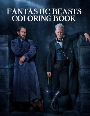 Book cover for Fantastic Beasts Coloring Book