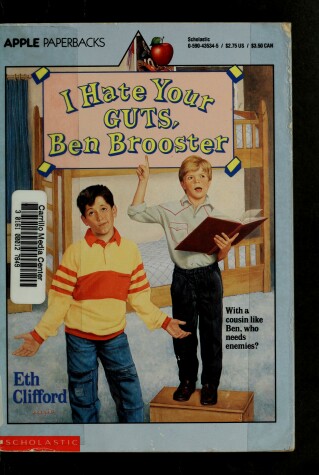 Book cover for I Hate Your Guts, Ben Brooster