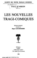 Cover of Les Nouvelles Tragi-Comiques