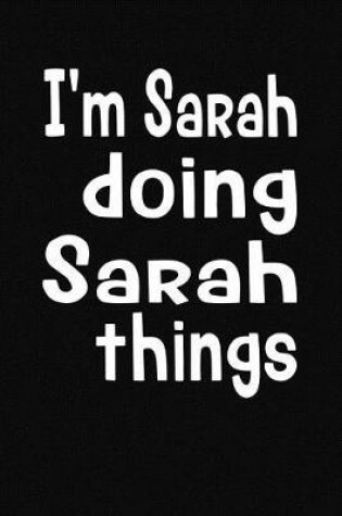 Cover of I'm Sara Doing Sara Things