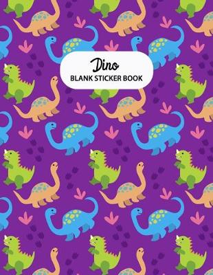 Book cover for Dino Blank Sticker Book