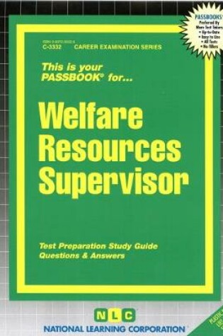 Cover of Welfare Resources Supervisor