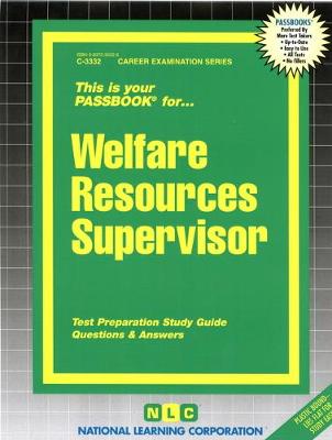 Book cover for Welfare Resources Supervisor