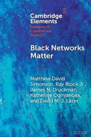 Cover of Black Networks Matter