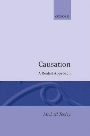 Cover of Causation: A Realist Approach