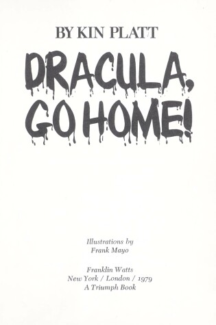 Cover of Dracula, Go Home!