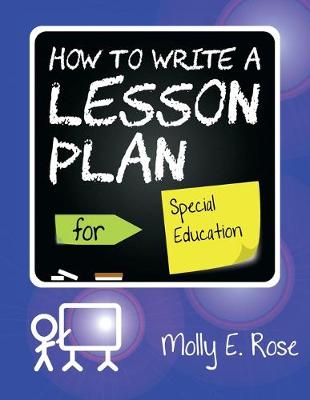 Book cover for How To Write A Lesson Plan For Special Education