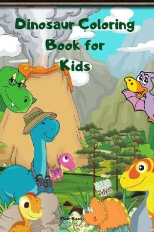 Cover of Dinosaur Coloring Book for Kids