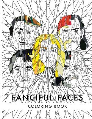 Book cover for Fanciful Faces Coloring Book