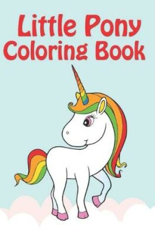 Cover of little pony coloring book