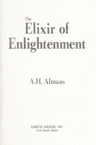 Cover of The Elixir of Enlightenment