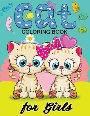 Book cover for Cat Coloring Books for Girls