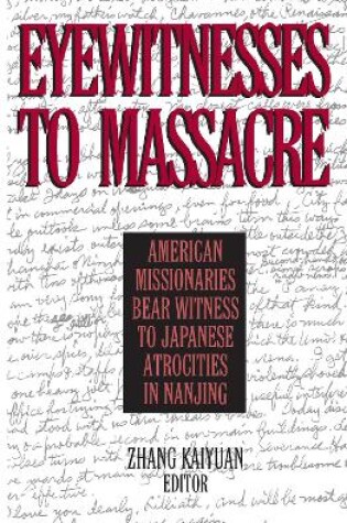 Cover of Eyewitnesses to Massacre