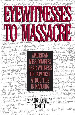 Book cover for Eyewitnesses to Massacre