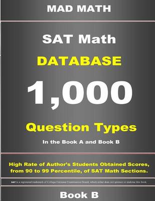 Book cover for SAT Math Database Book B