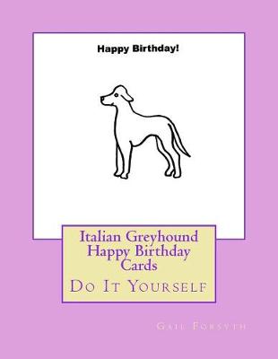 Book cover for Italian Greyhound Happy Birthday Cards